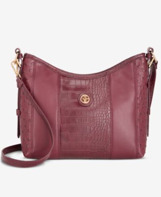 Mixed Media Soft Shoulder Bag
