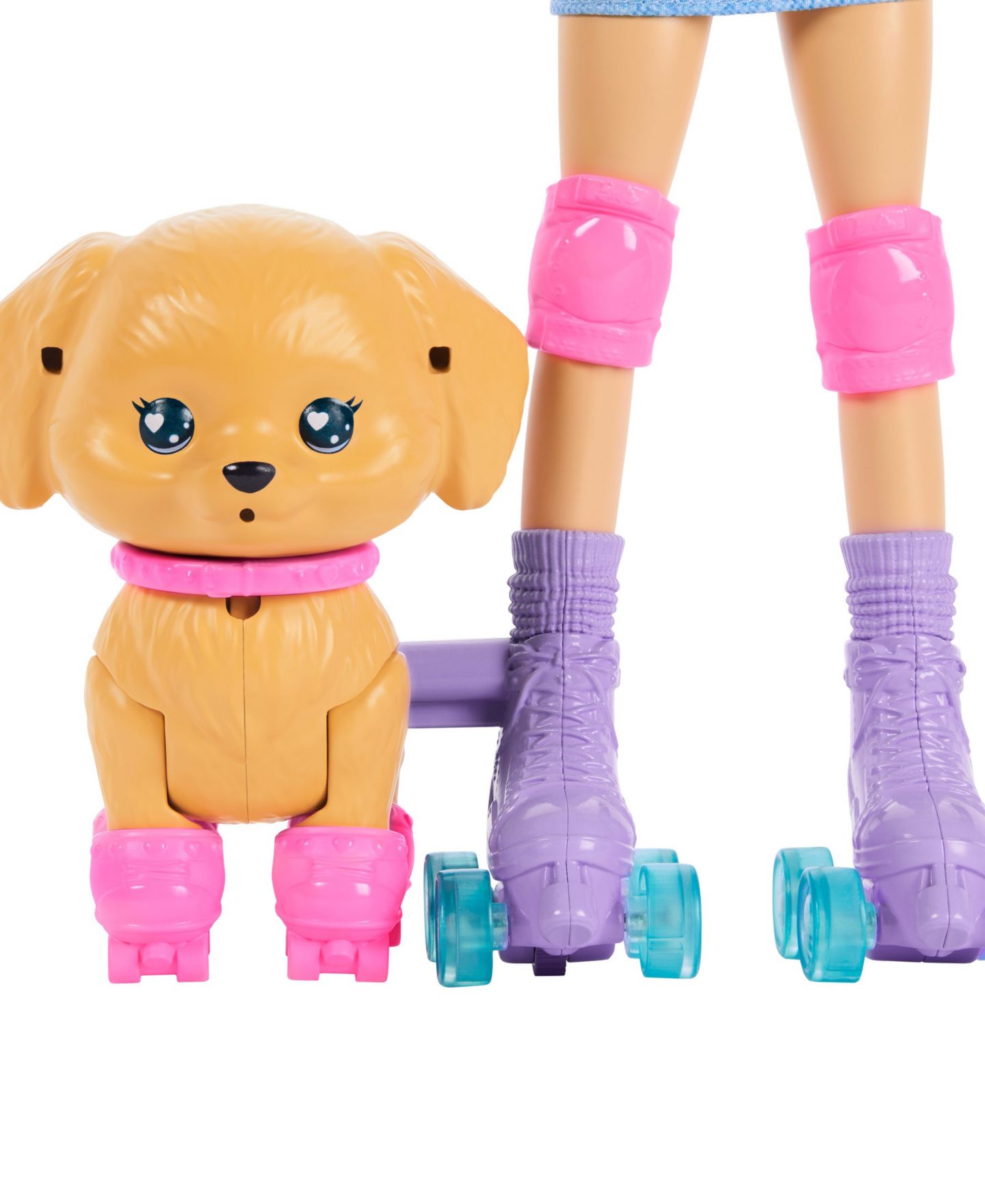 Детская кукла Barbie Skate and Run 12.8" Fashion Doll with Roller-Skating Puppy — фото 2