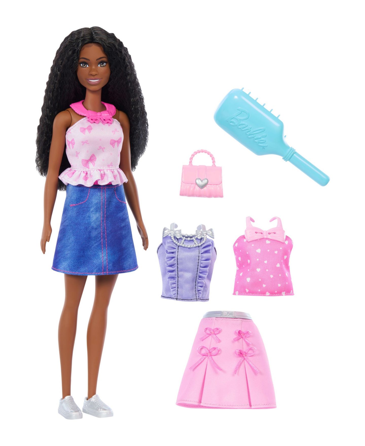 Платье Barbie Brooklyn, брюнетка, лёгкая в одевании — фото 1