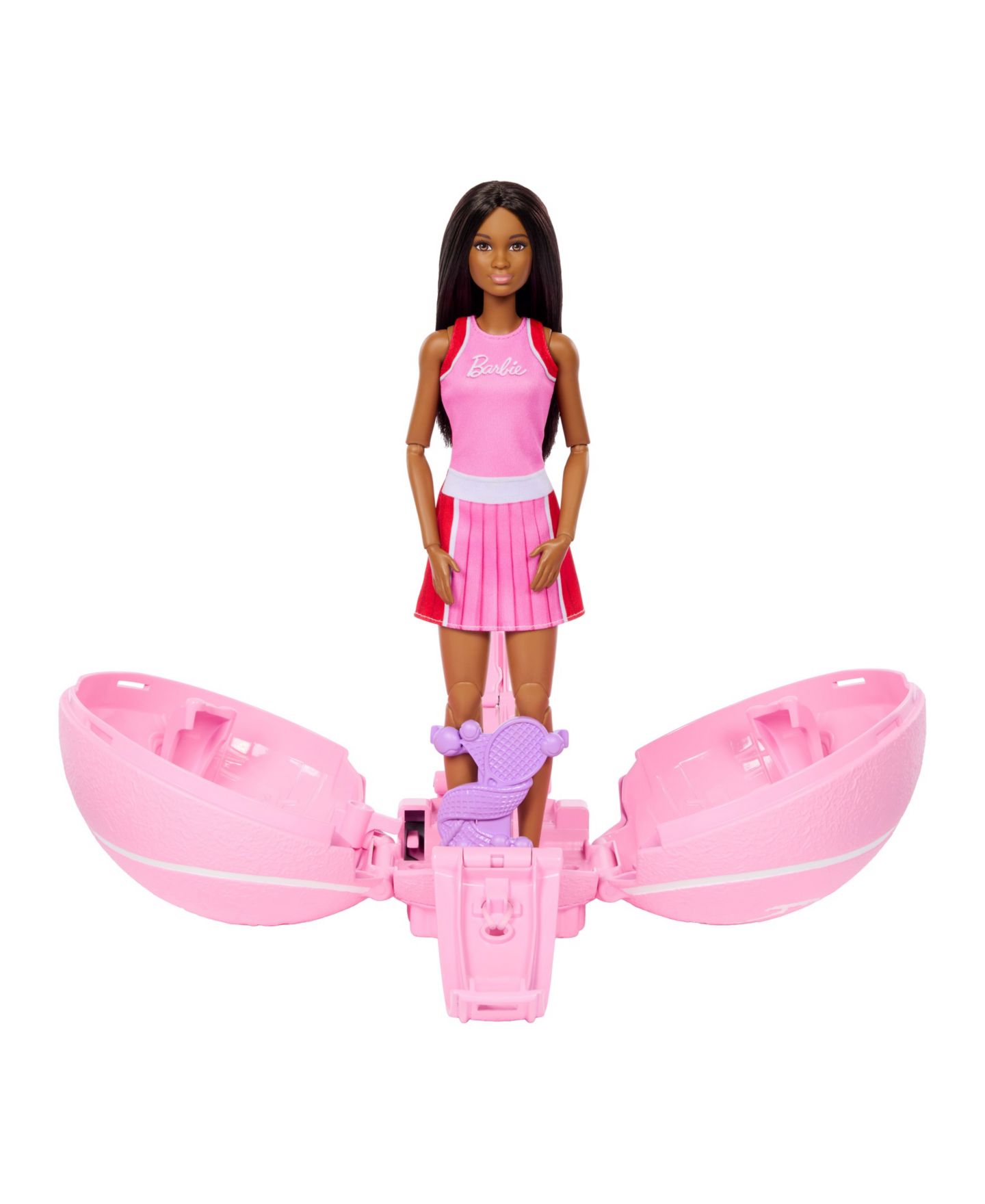 Детская кукла Barbie Roll & Reveal Tennis Player Brunette 12.75" Fashion Doll — фото 6