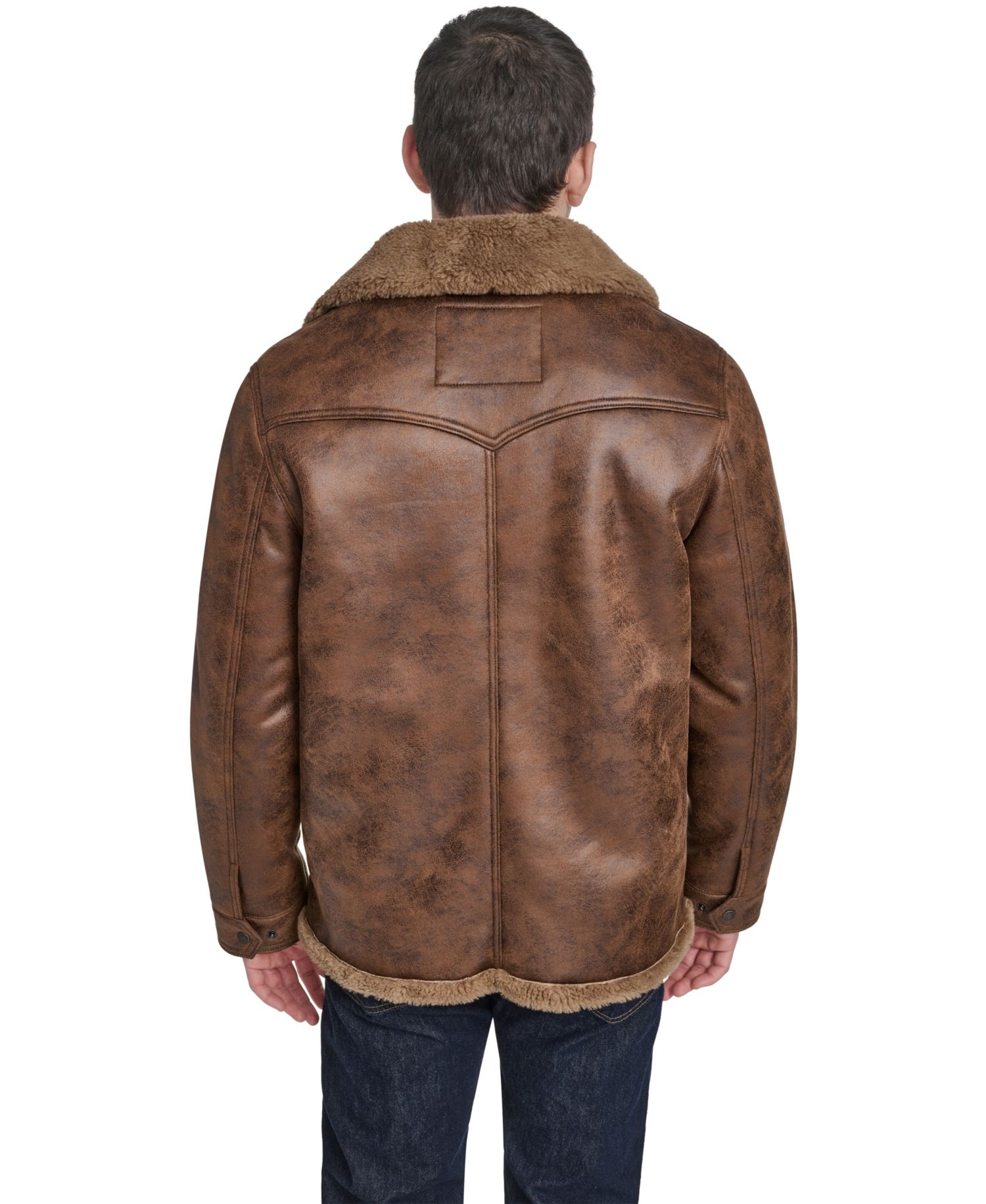 Men's Laydown Collar Classic-Fit Rancher Jacket