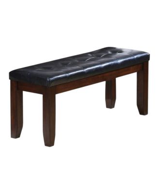 48" Cotton Blend Upholstered Southwest Bench