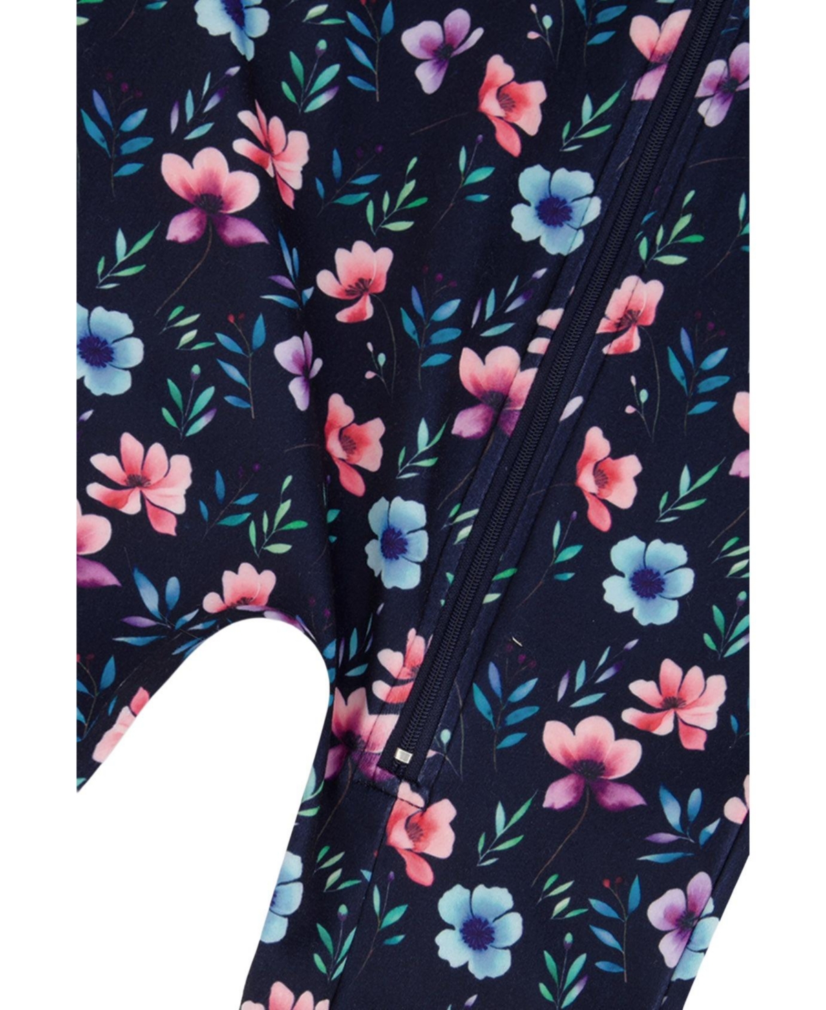 Deux par Toddler Girls ( 2T To 5T ) One Piece Thermal Underwear Floral Print