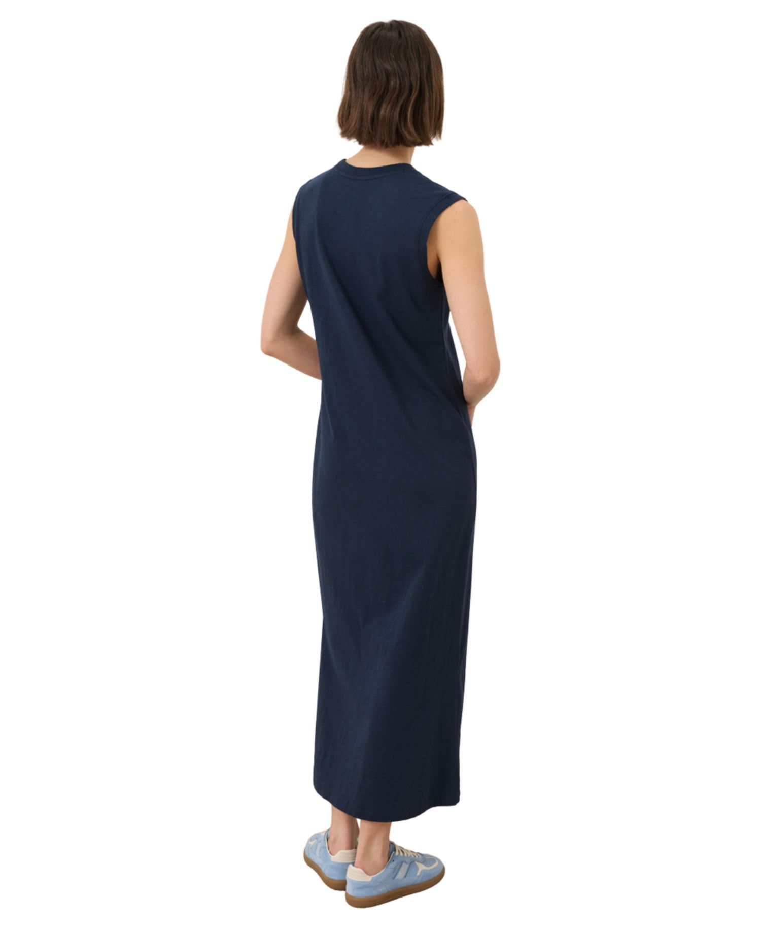 Women's Cotton Soft-Slub Essential Easy Muscle Tee Maxi Dress