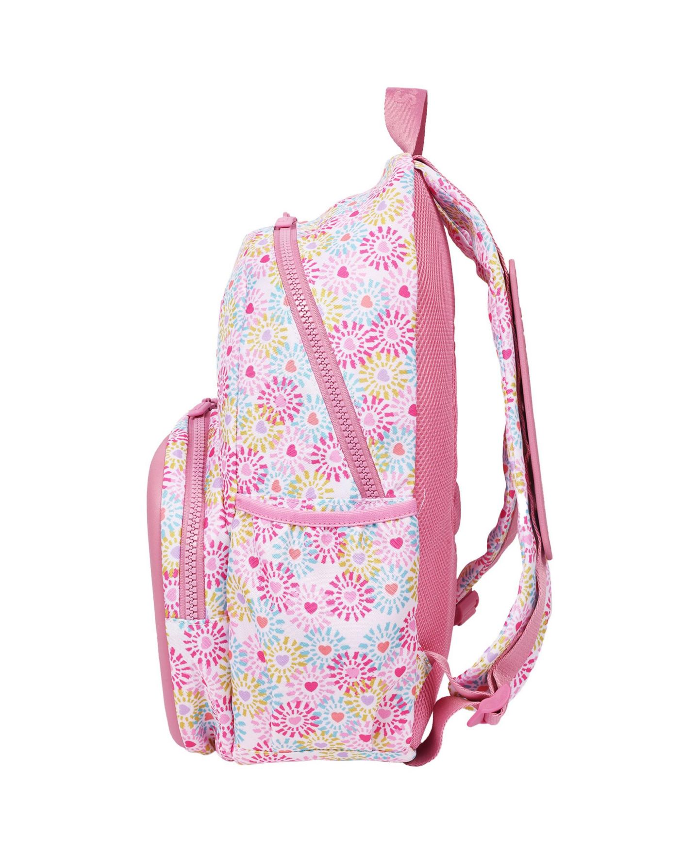 Рюкзак Crocs Floral Back to School with EVA Front Pocket Customizable Jibbitz, цвет: Розовый — фото 6