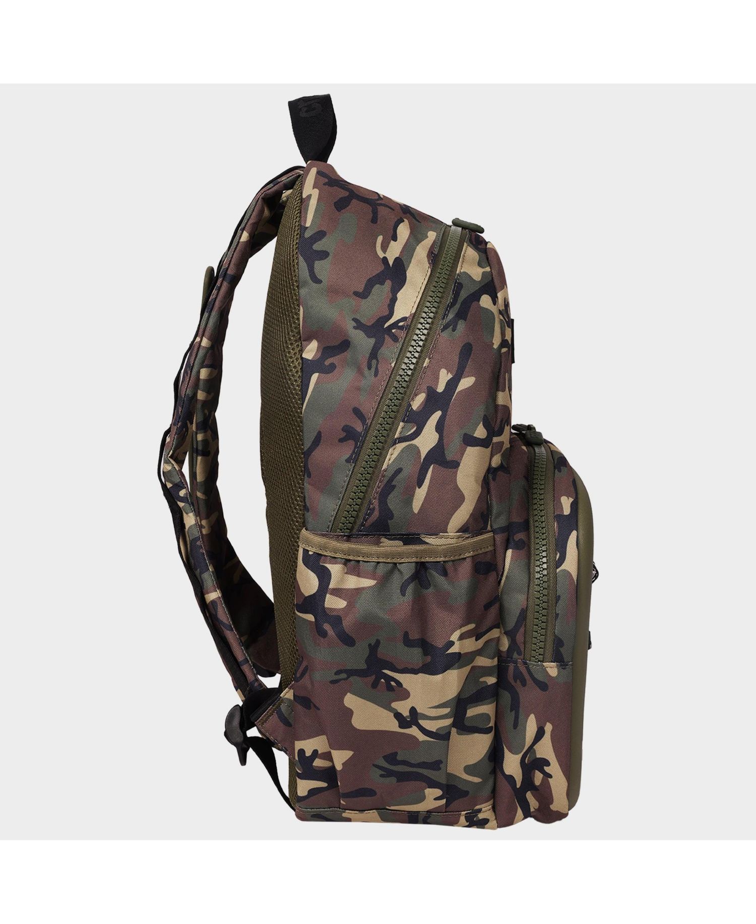 Camo Back to School Backpack with EVA Front Pocket Customizable Jibbitz Backpack