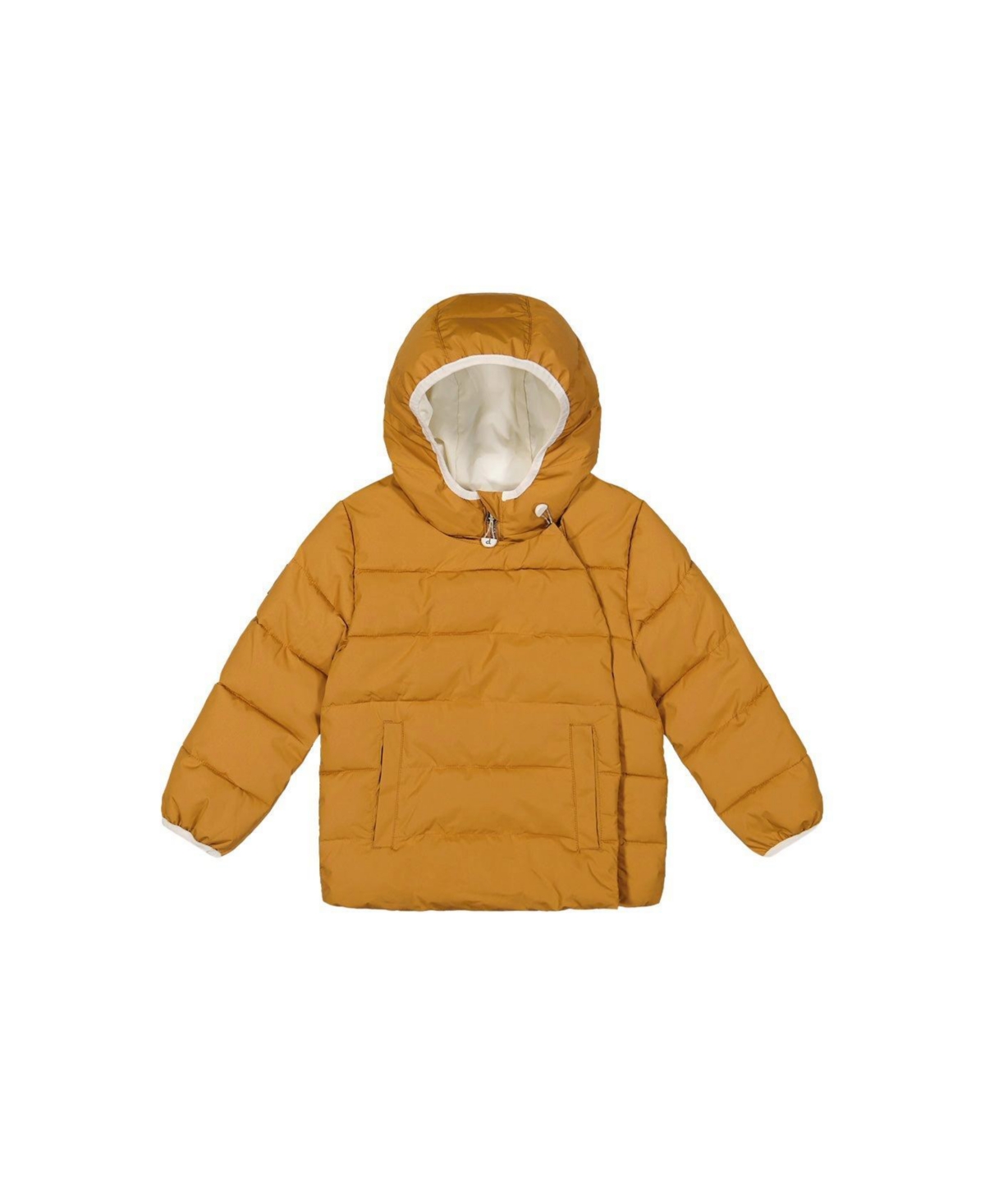 Deux par Deux Toddler Unisex ( 2T To 5T )Winter Jacket Adapted for Car Seats - Brown sugar