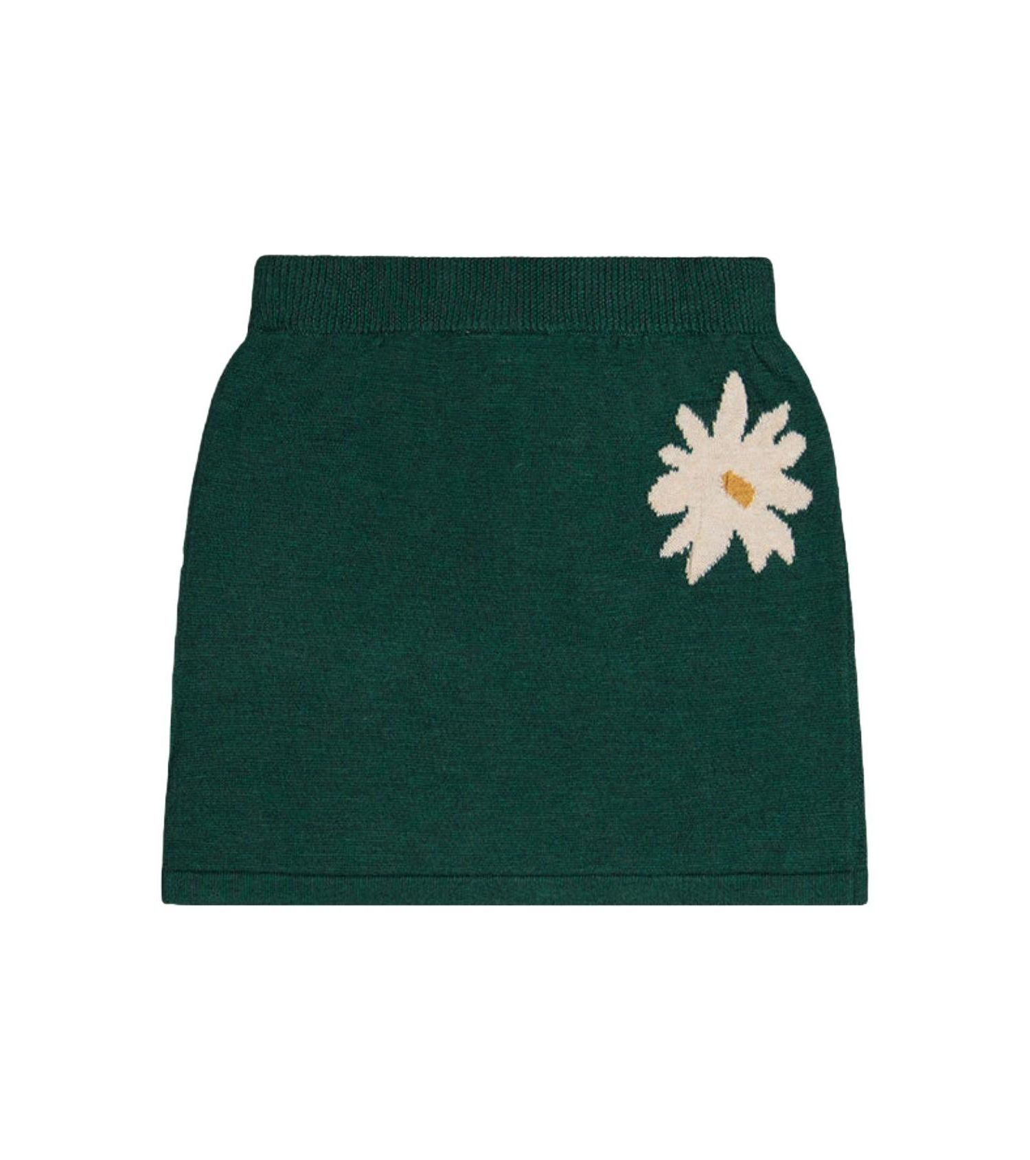 Little and Big Girl (size 6 to 12 ) Knitted Skirt Jasper Printed
