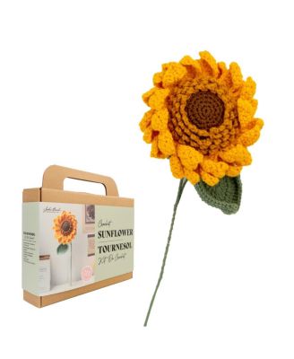 Sunflower Floral Crochet DIY Kit for Beginners