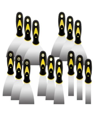 Putty Knife Scraper Set Drywall Plaster Patching Tool set of 15