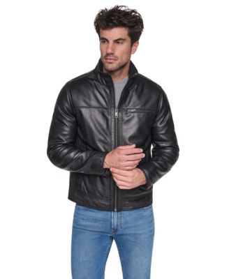 Men’s Fur Lined Genuine Leather Jacket