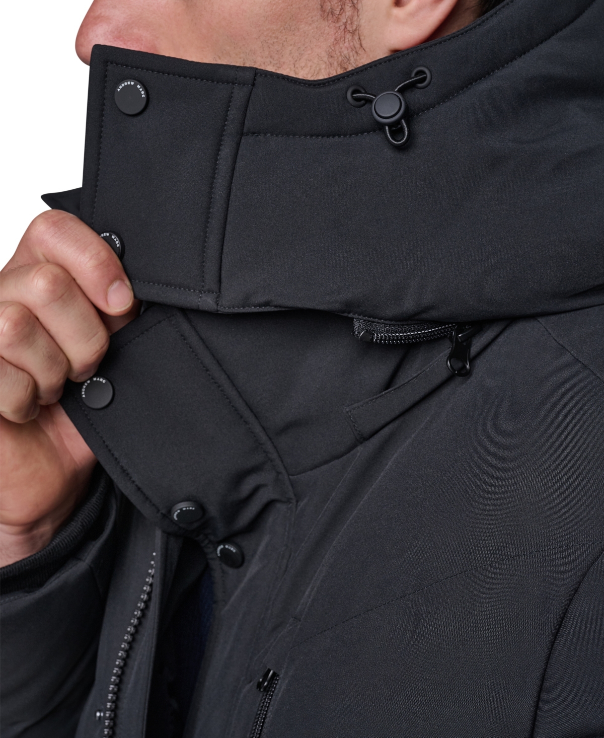 Marc New York Men's Hooded Bomber Jacket