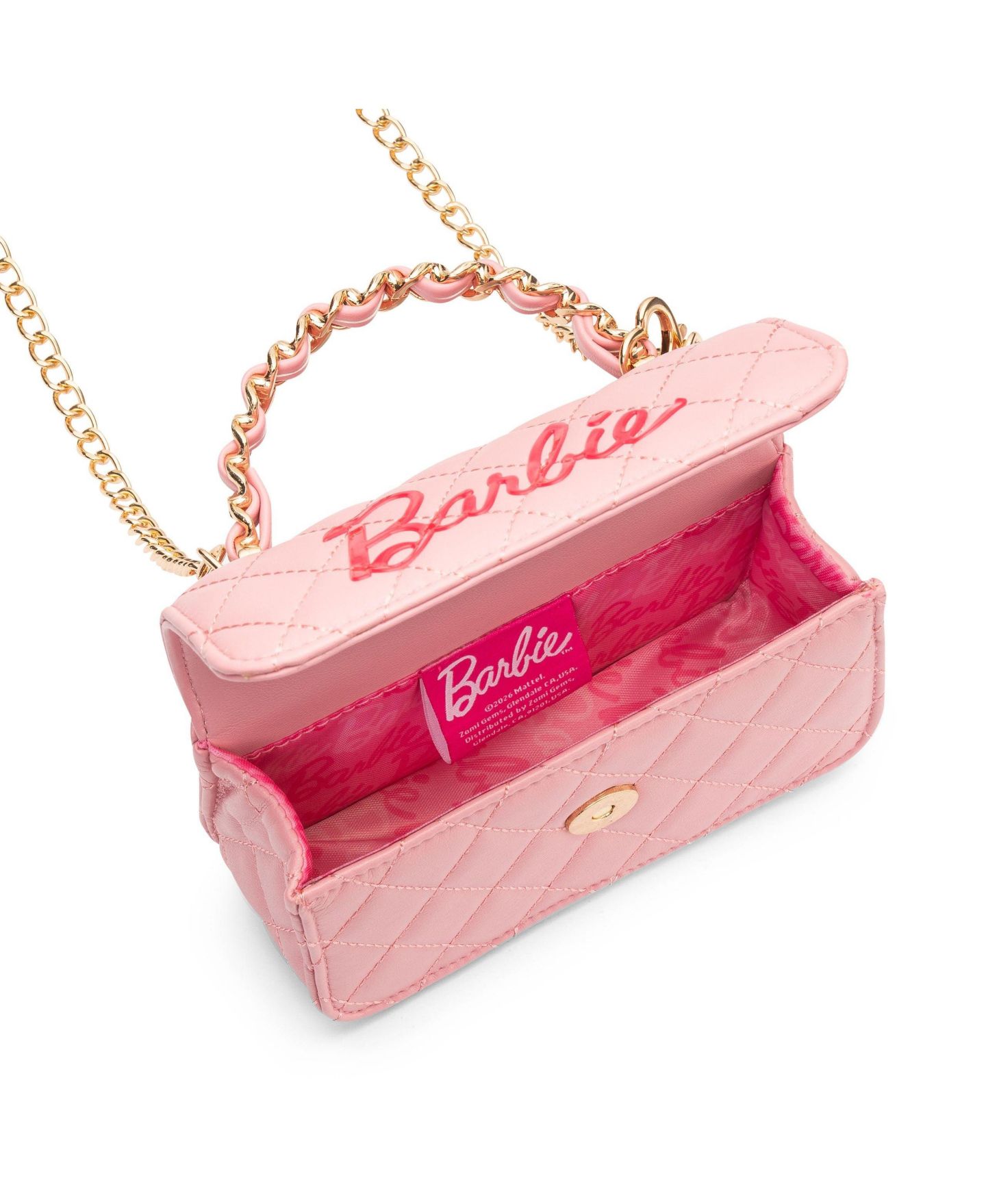 Детская сумка Barbie Classic Kids Chain Handle Handbag, цвет: Розовый — фото 4