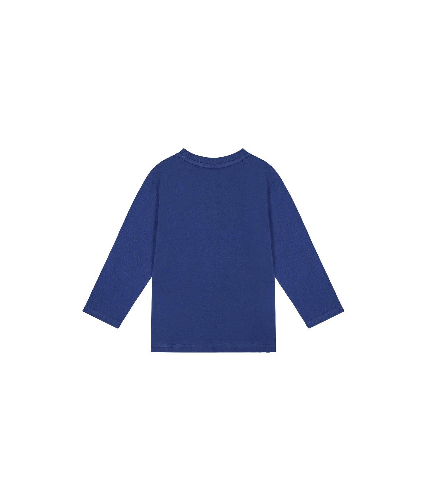 Футболка Deux par Deux Long Sleeve Cotton для мальчиков-малышей, цвет: Синий — фото 6