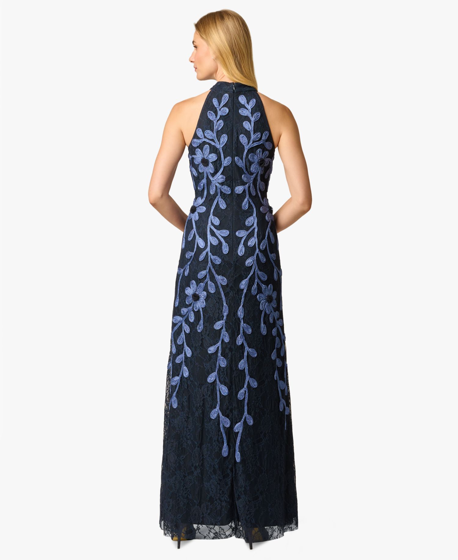 Women's Soutache Lace Ball Gown