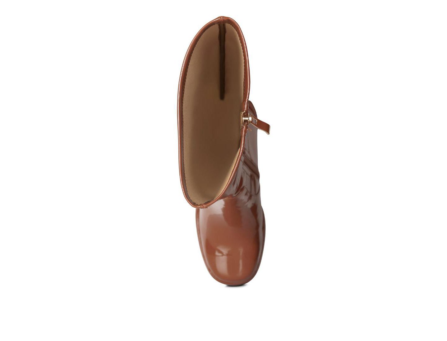 Женские ботинки London Rag Dirty dance patent high platform calf, цвет: Бежевый / Хаки — фото 3