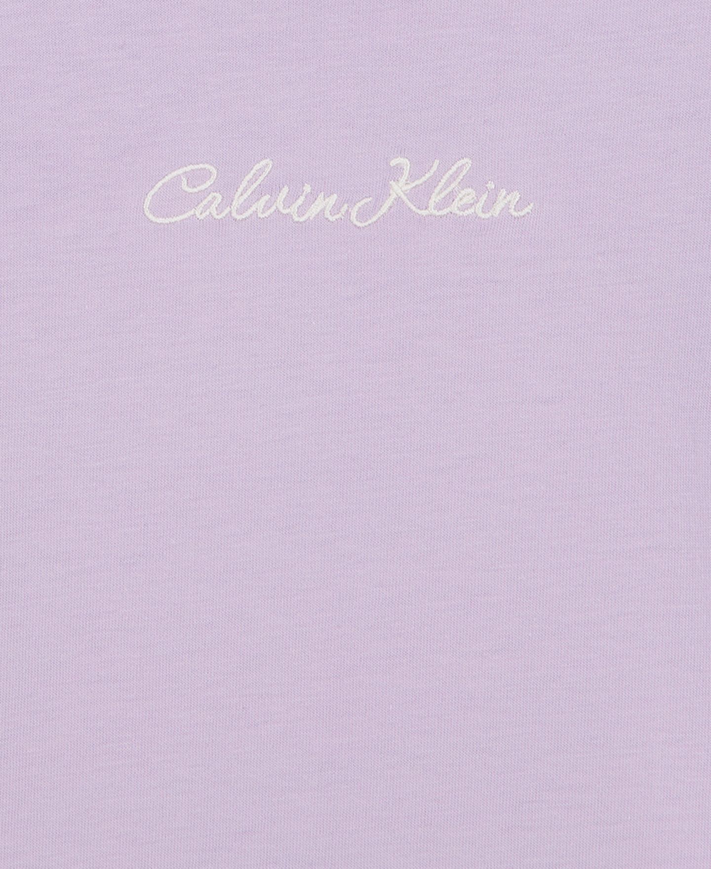Calvin Klein Girls' 2T-6X Full-Zip Jacket, Sweatshirt and Pants, 3-Piece Set, цвет: Джинсовый варёный / Орхидея — фото 9