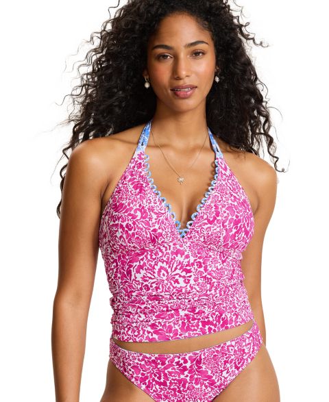 Купальник Tankini, завязка на шее — Tommy Bahama, цвет: Hibiscus Pop