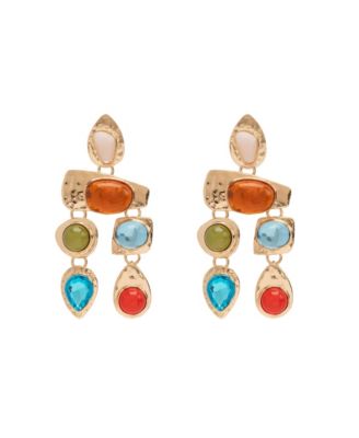 Multi Stone Earrings
