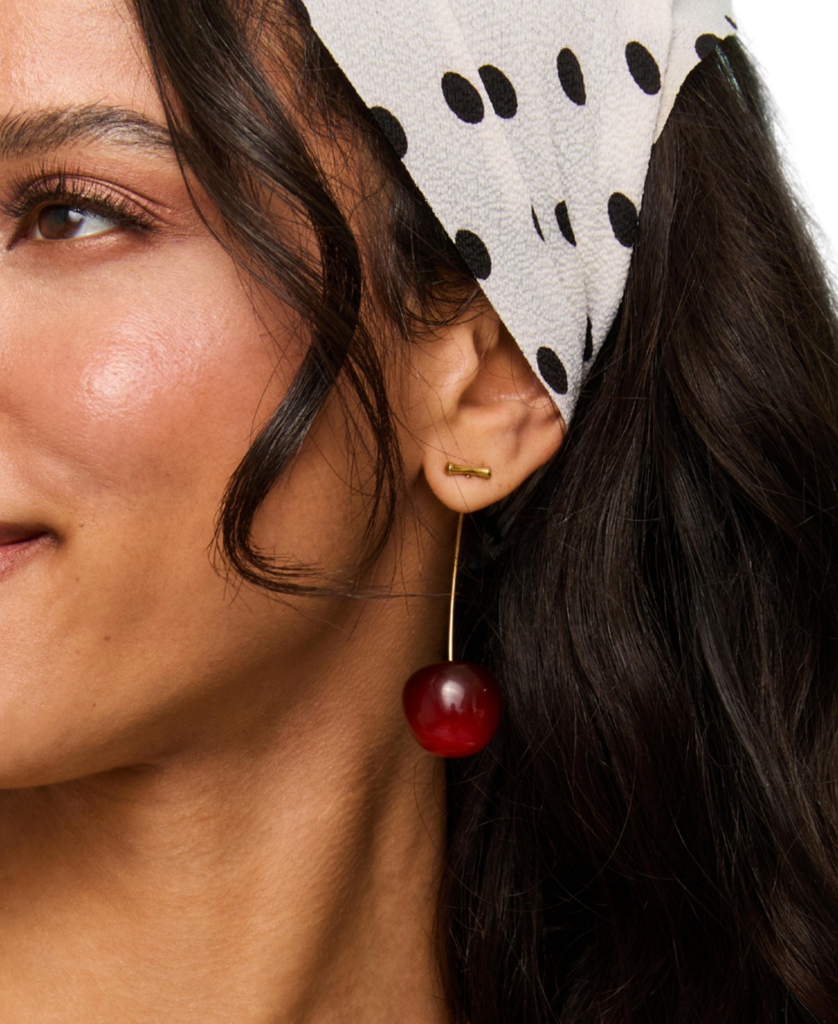 Petit Moments Jardin Earrings Cherry Motif Drop-Earrings