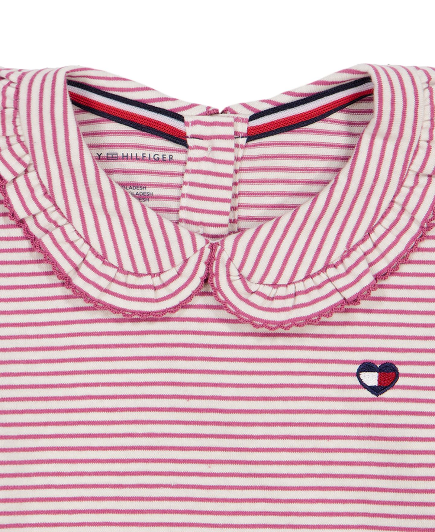 Детский комплект Tommy Hilfiger: полосатый топ и сарафан, 2T-6X, цвет: Синий / Розовый — фото 6