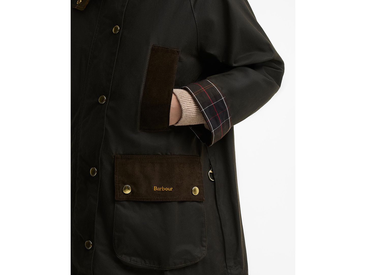 Женская куртка Barbour Icons Modern Beaufort, цвет: Оливковый — фото 5