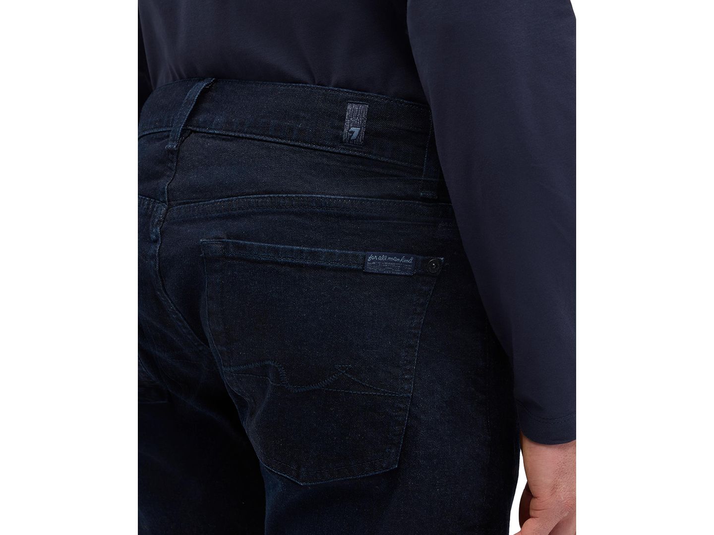 Мужские джинсы 7 For All Mankind Classic Straight-Fit, цвет: Basin — фото 4