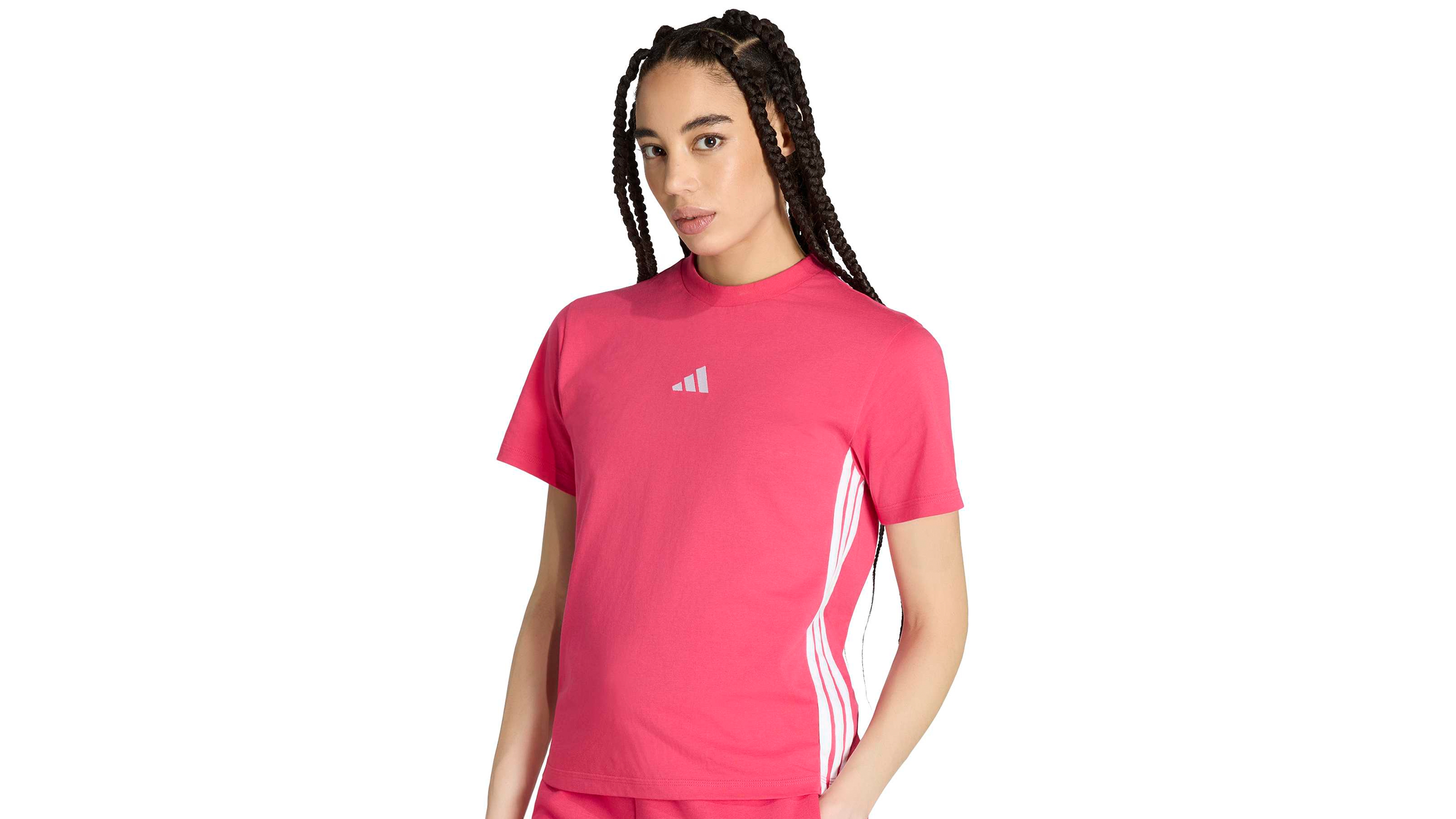 adidas Women's Essentials 3-Stripes Cotton T-Shirt
