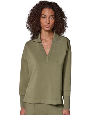 Women's Jet Setter Long-Sleeve V-Neck Tunic Top
