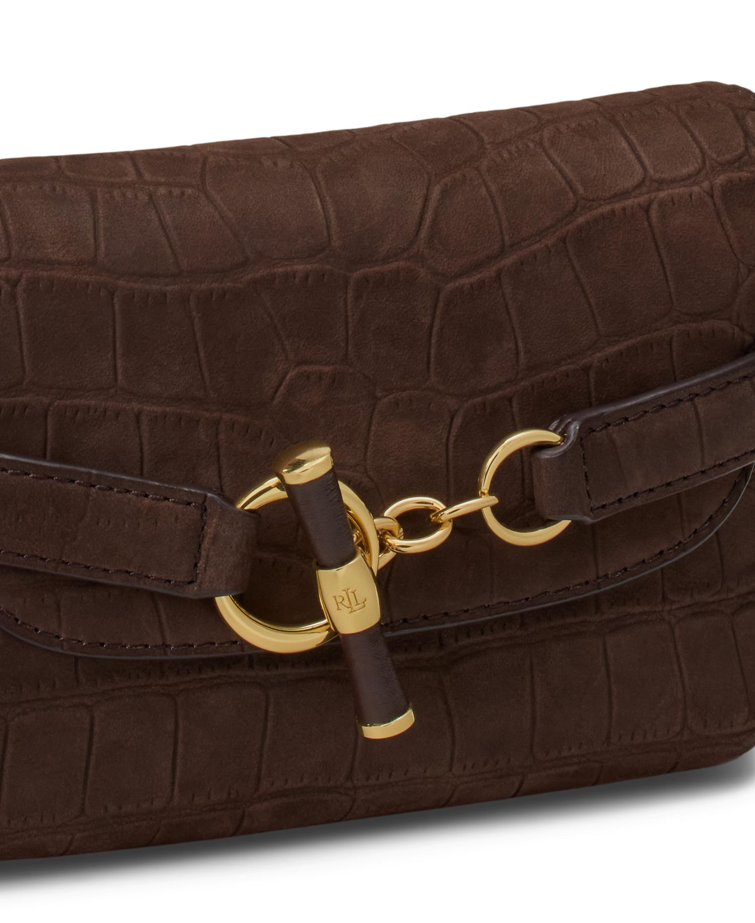Blaike Croc-Embossed Mini Crossbody Bag