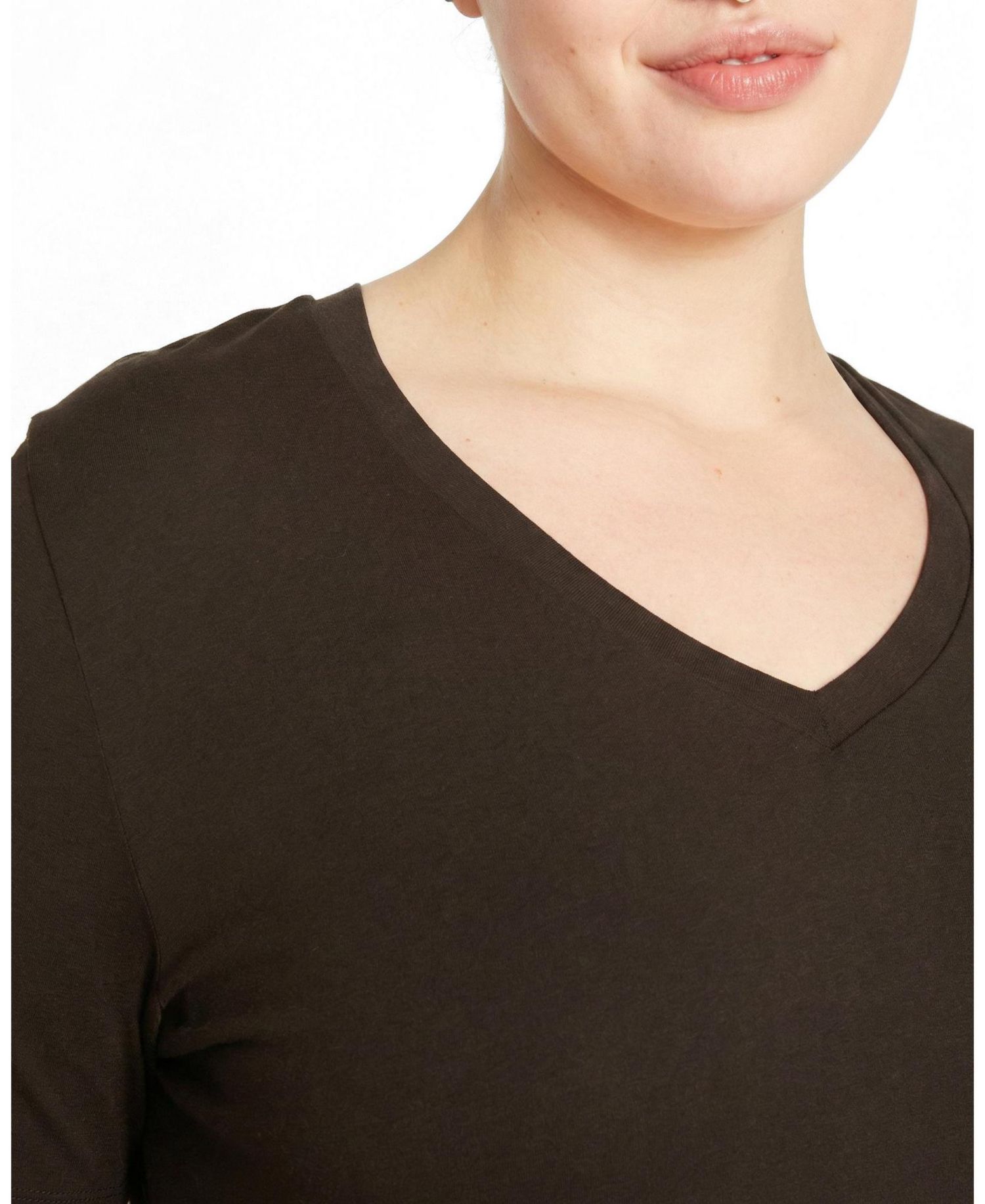 Plus Size Long Sleeve V Rex