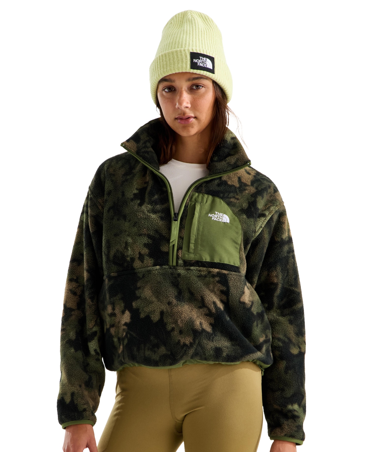 The North Face Women's Yumiori Off Peak Water-Resistant Fleece Quarter-Zip Jacket
