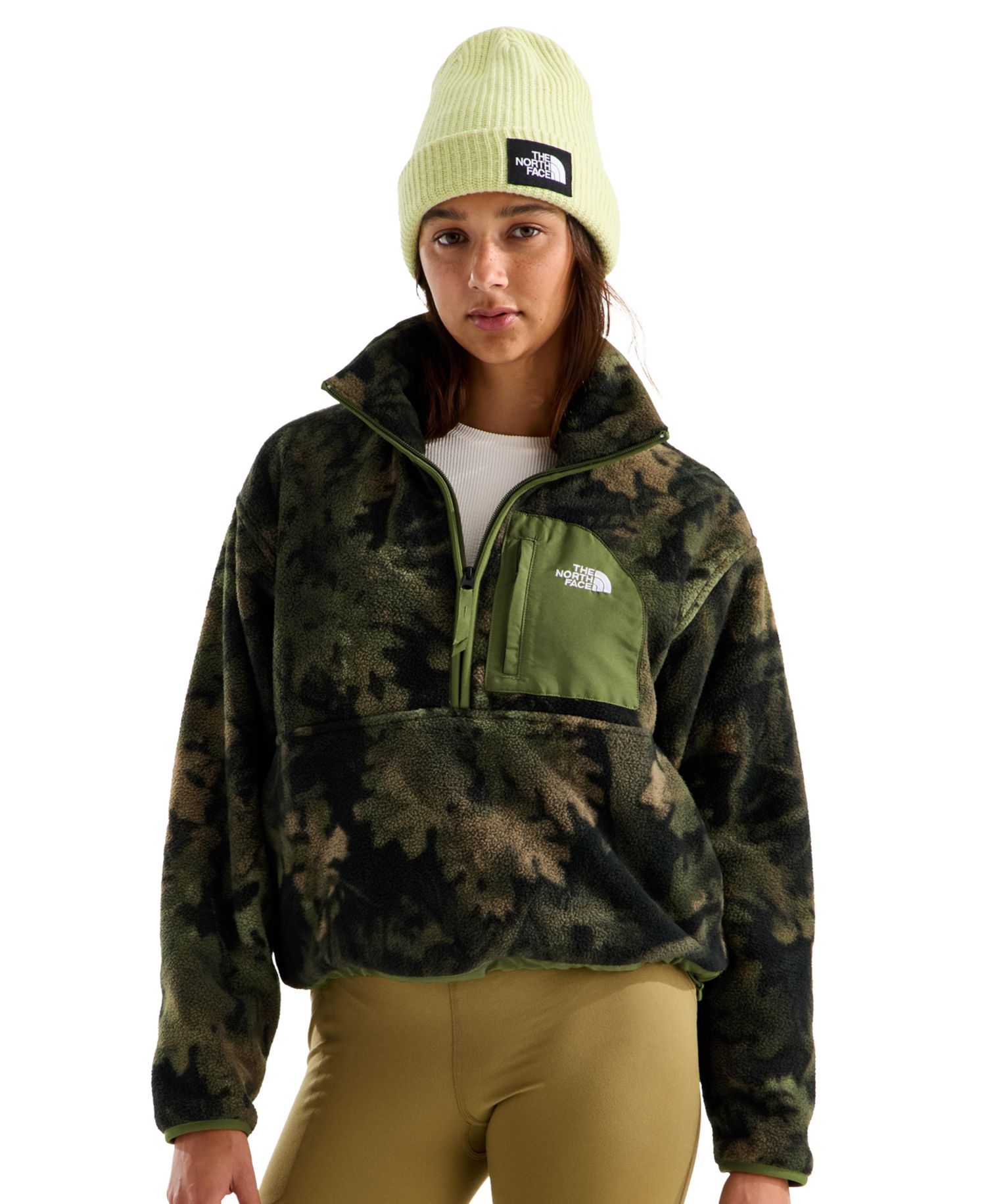 Women's Yumiori Off Peak Water-Resistant Fleece Quarter-Zip Jacket