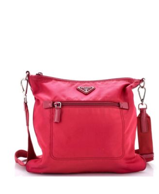 Medium Front Pocket Messenger Bag Tessuto