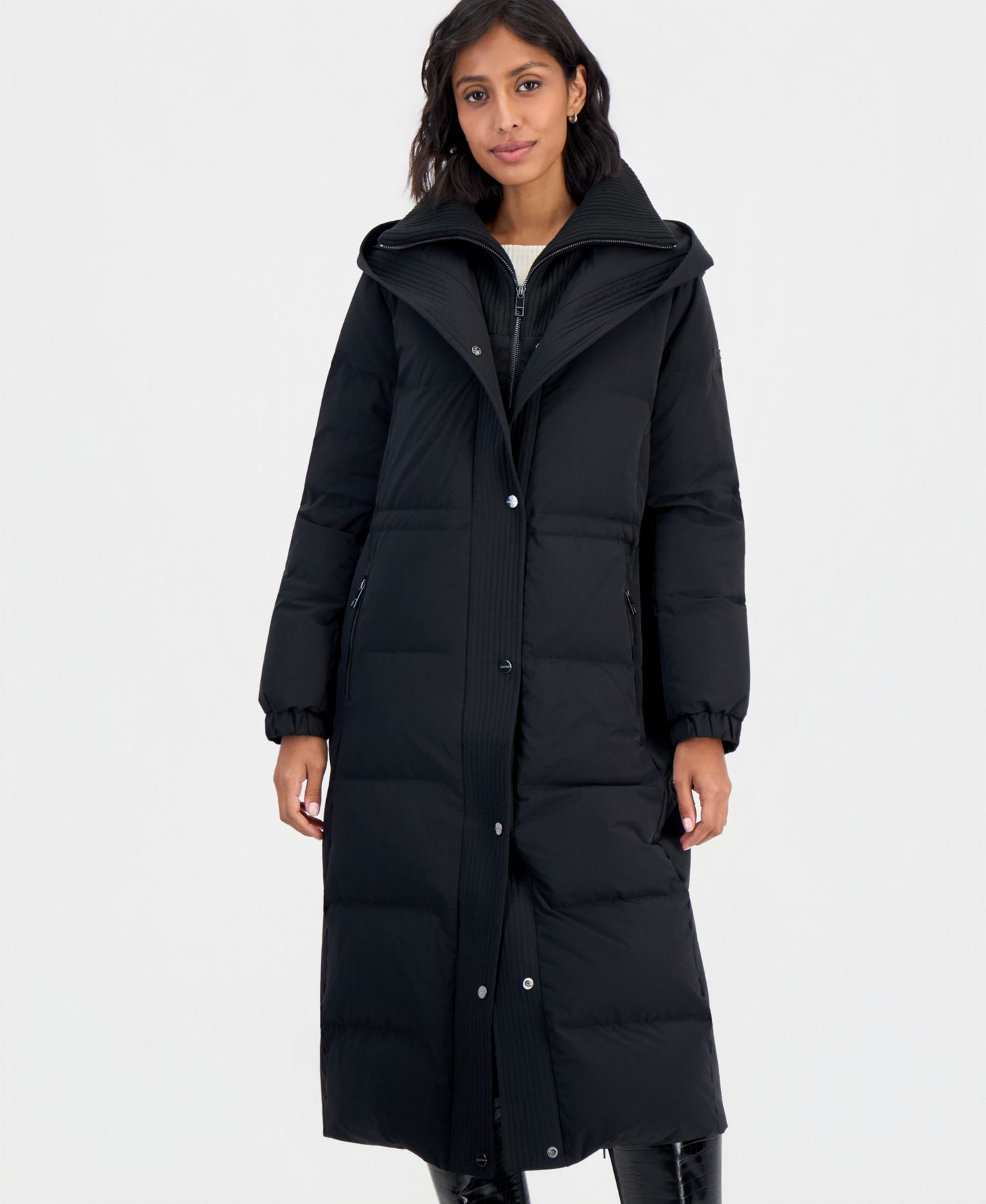 Women's Hooded Down Maxi Puffer Coat
