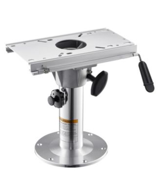 Adjustable Boat Seat Pedestal with Slide, 13.4 to 19.2 in