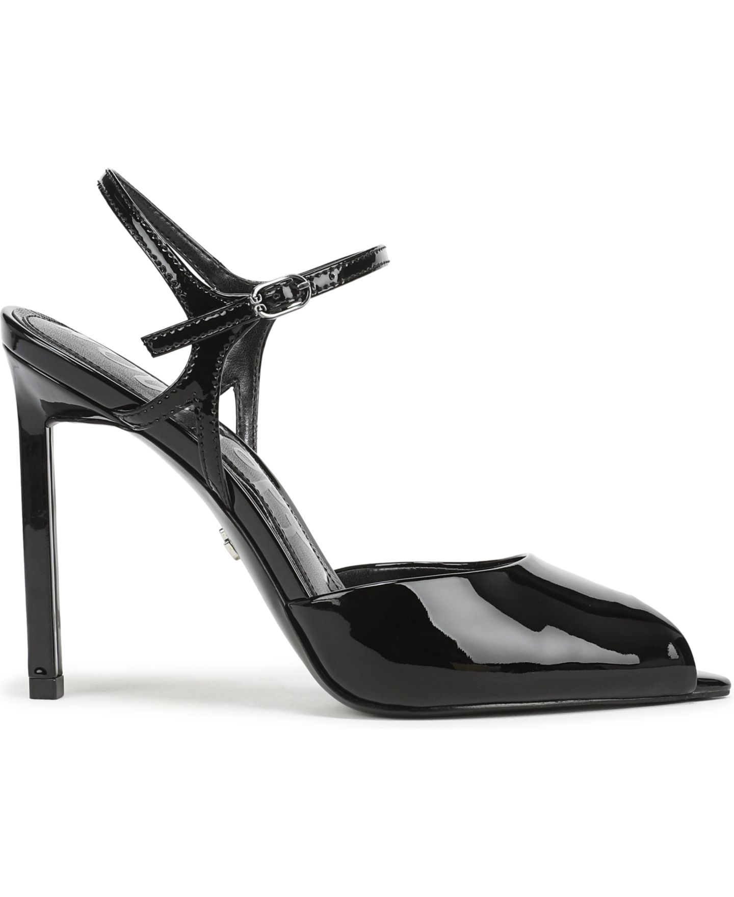Женские туфли Sam Edelman Tinslie Strappy Pumps, цвет: Чёрная лаковая кожа — фото 2