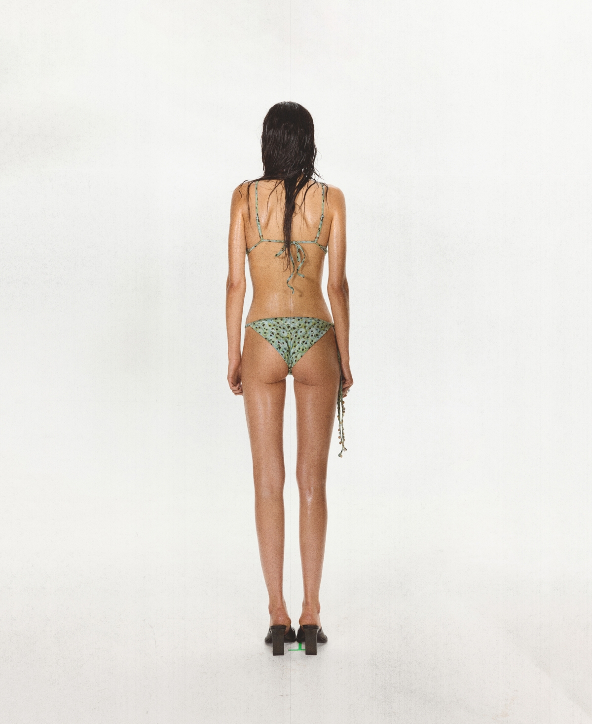 Mango Women's Beaded Brazilian Bikini Briefs