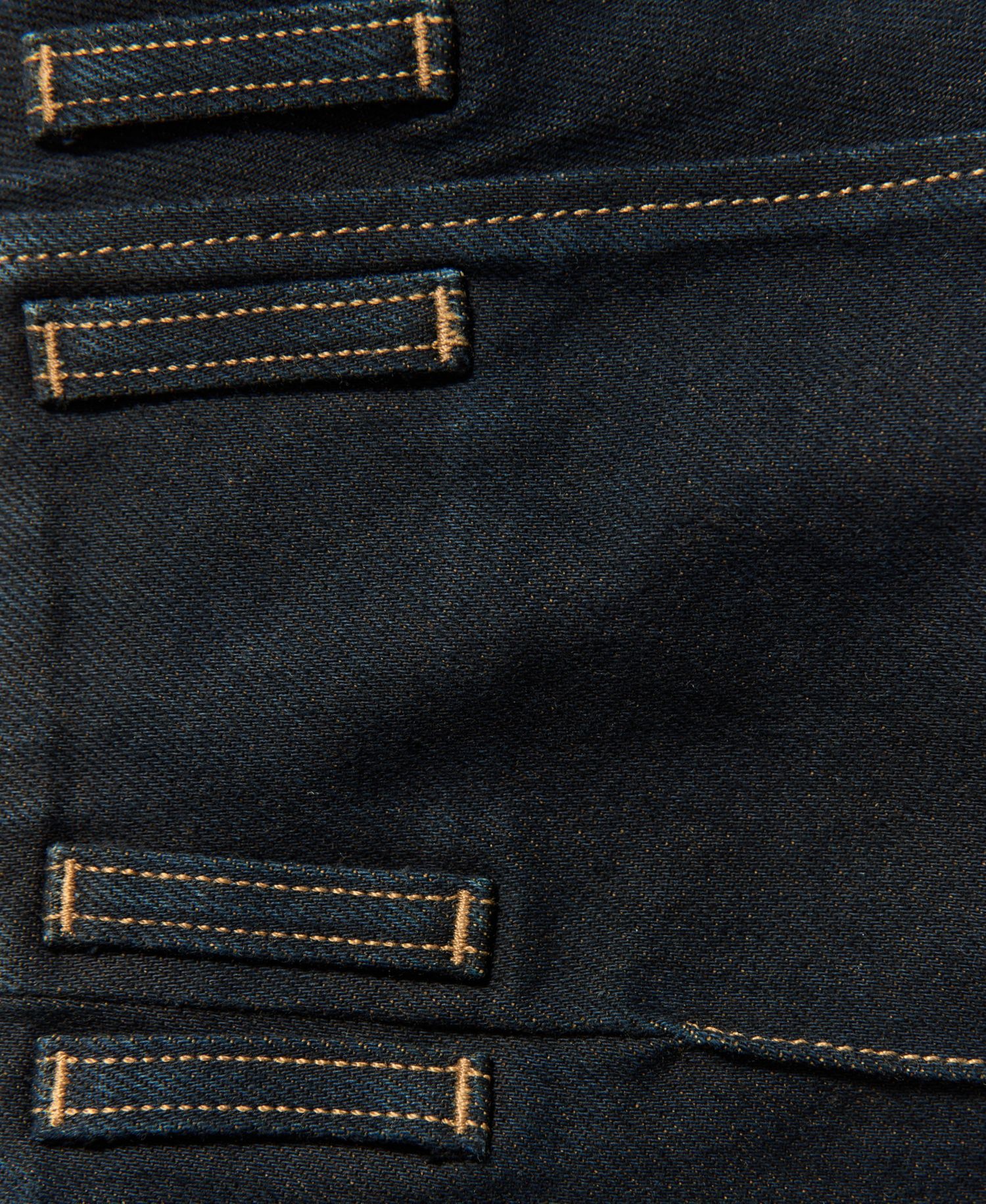 Women's Low-Rise Straight-Leg Contrasting Stitching Jeans