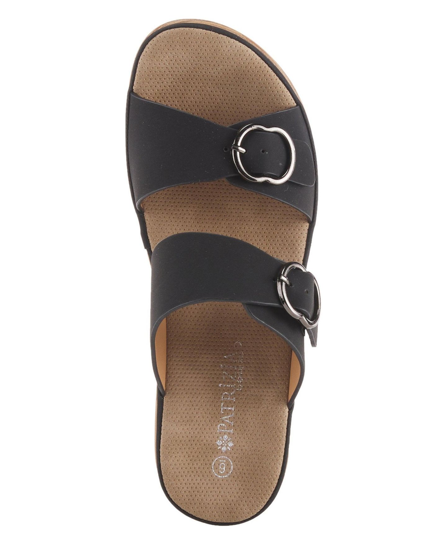 Женские сандалии Patrizia Slide With Padded Cushioned Insole, цвет: Чёрный — фото 3