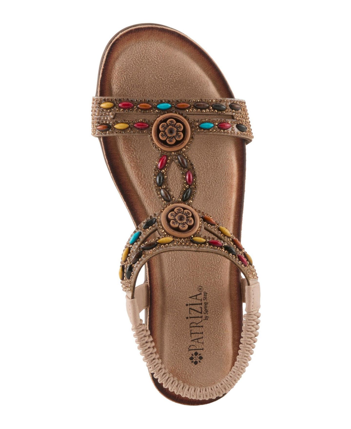 Женские сандалии Patrizia Ponyo Ankle Strap Slip-On Sandal Faux Fur with Lining, цвет: Бежевый — фото 3