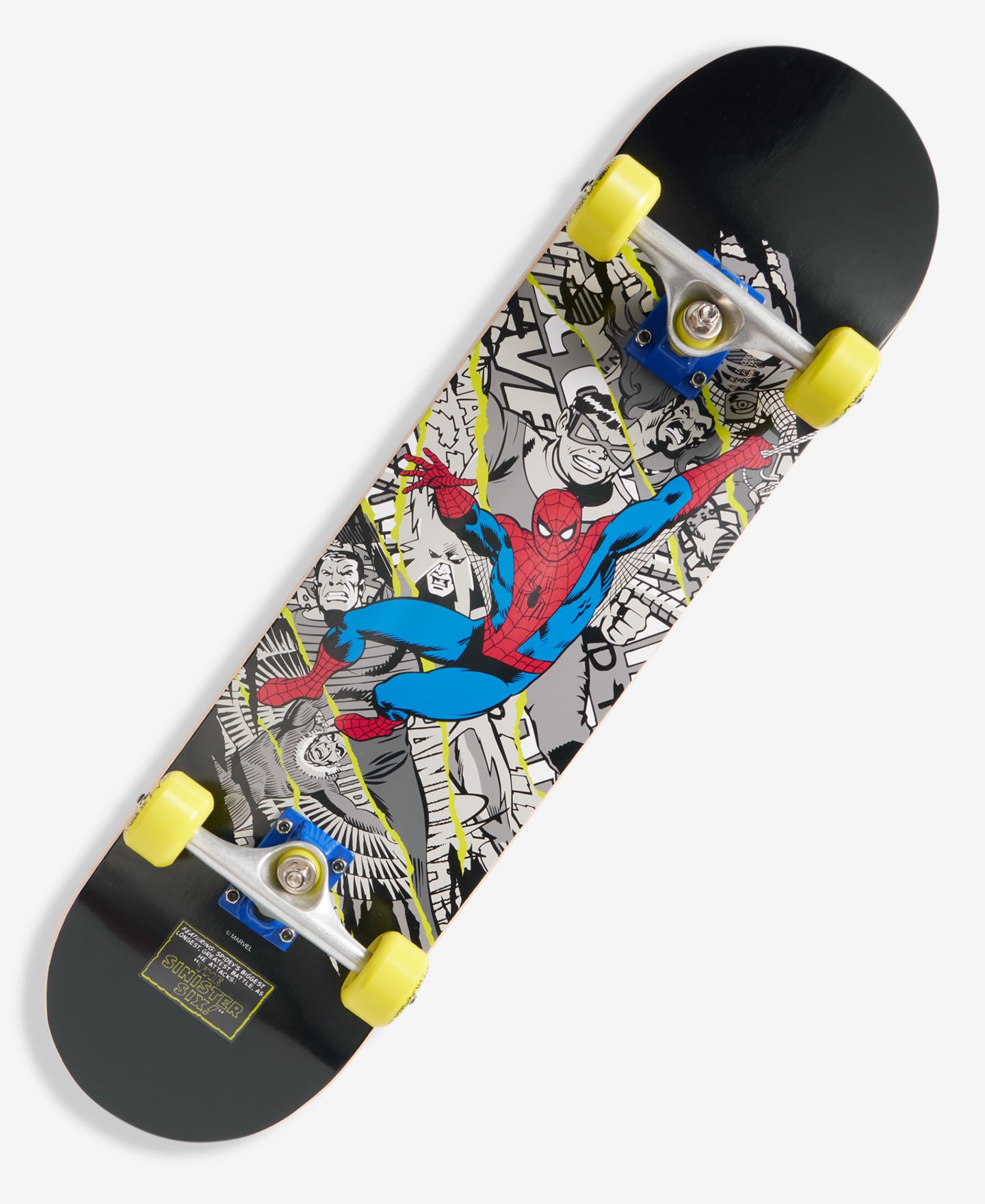 Детская игрушка Marvel | Macy's Spider-Man Sinister Six 31" Skateboard, Ages 8+ — фото 3