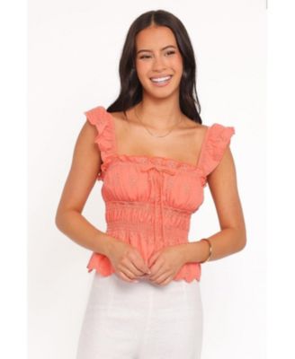 Women's Melissa Square-Neck Peplum Top