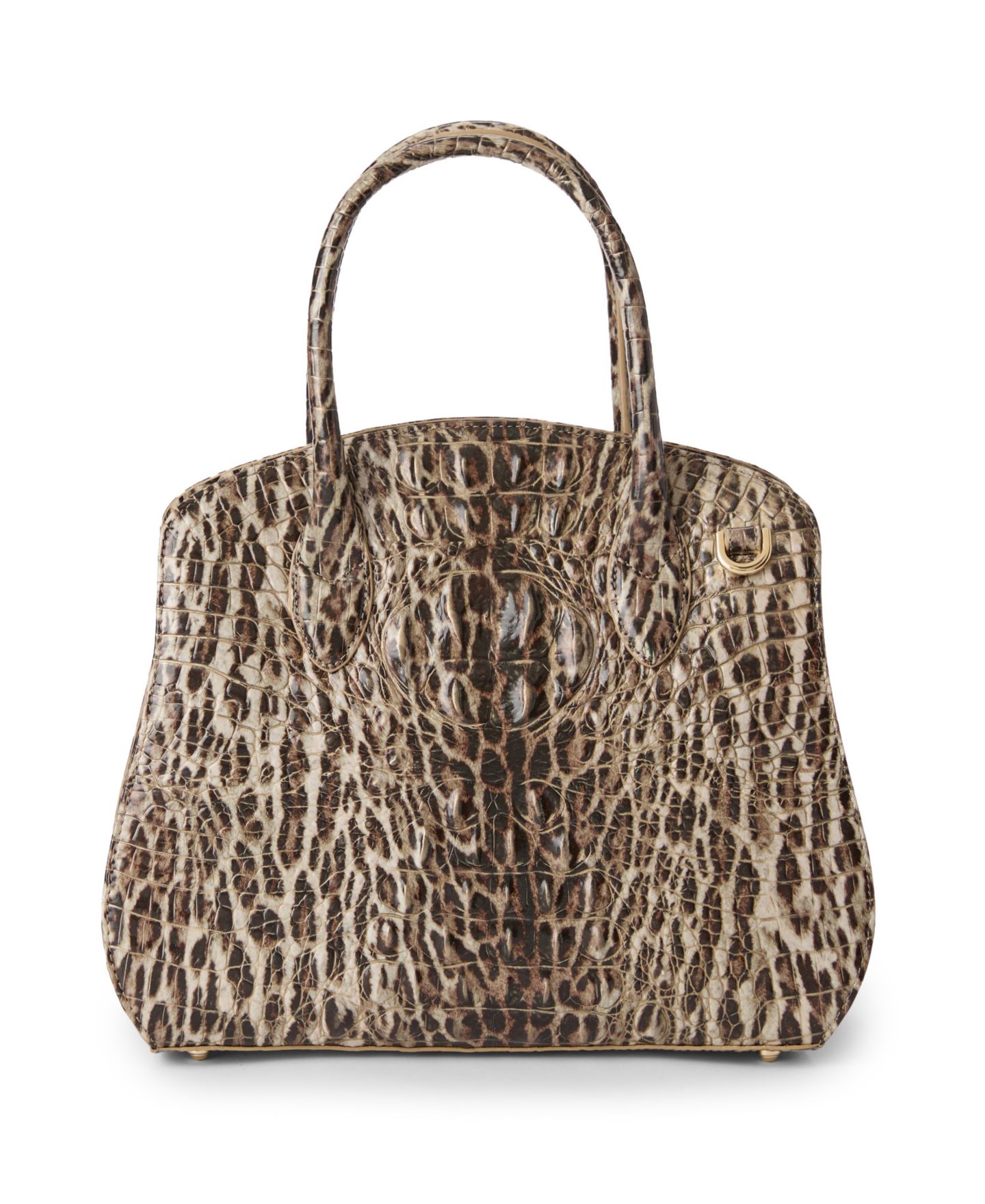 Женская сумка Brahmin Rosetta Melbourne Medium Leather Satchel, цвет: Ocelot — фото 2