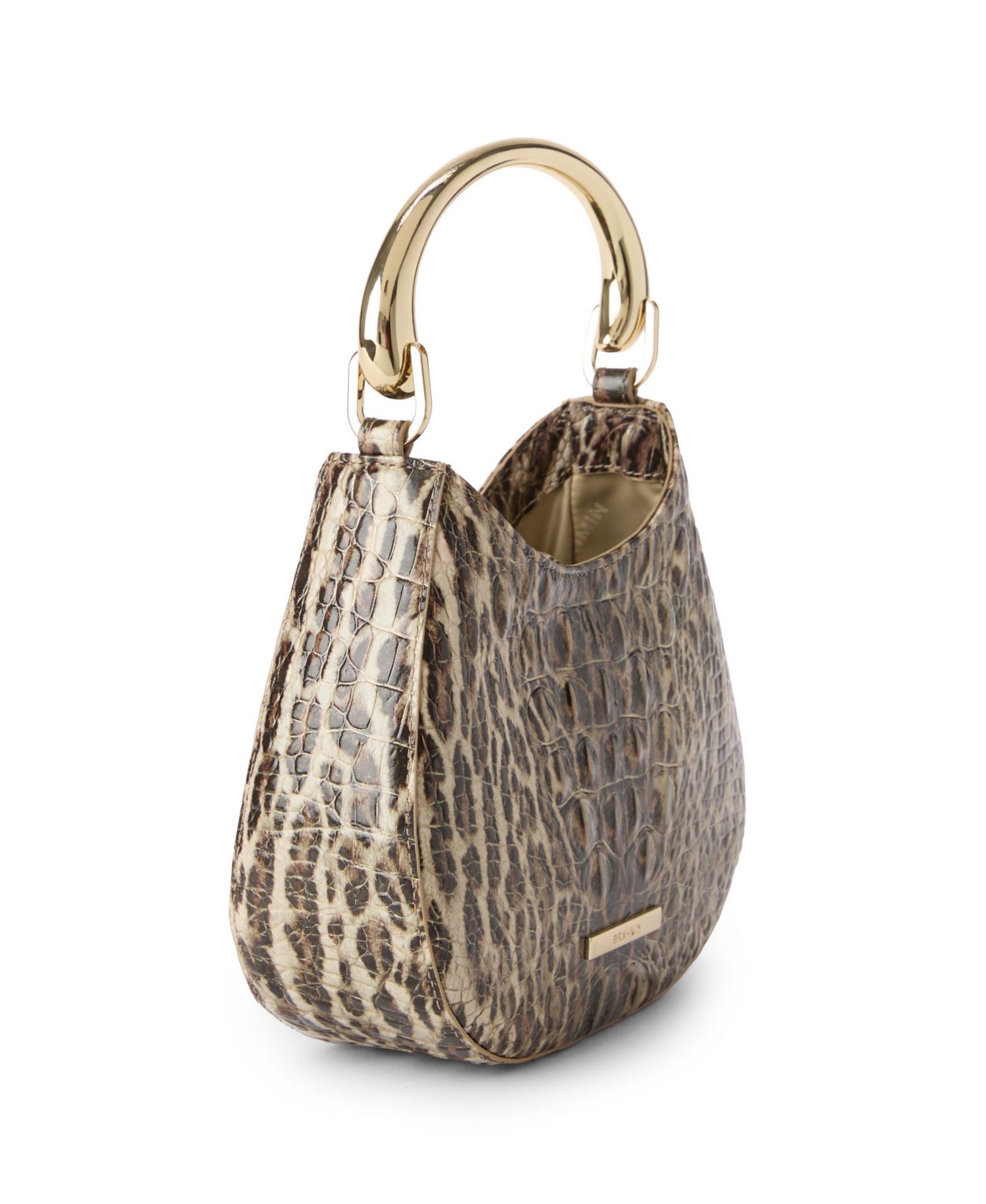 Brielle Melbourne Leather Small Satchel Bag