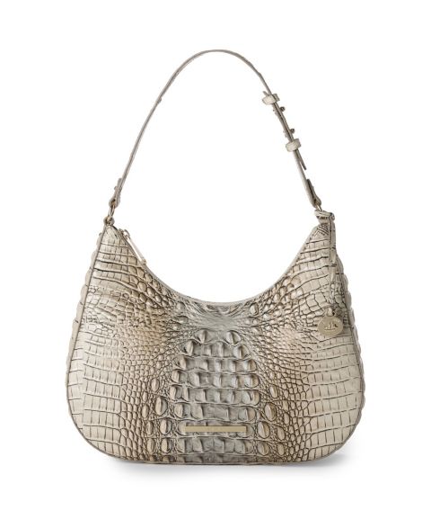 Женская сумка Brahmin Stephie Melbourne Ombre Medium Leather Shoulder, цвет: Fossilized