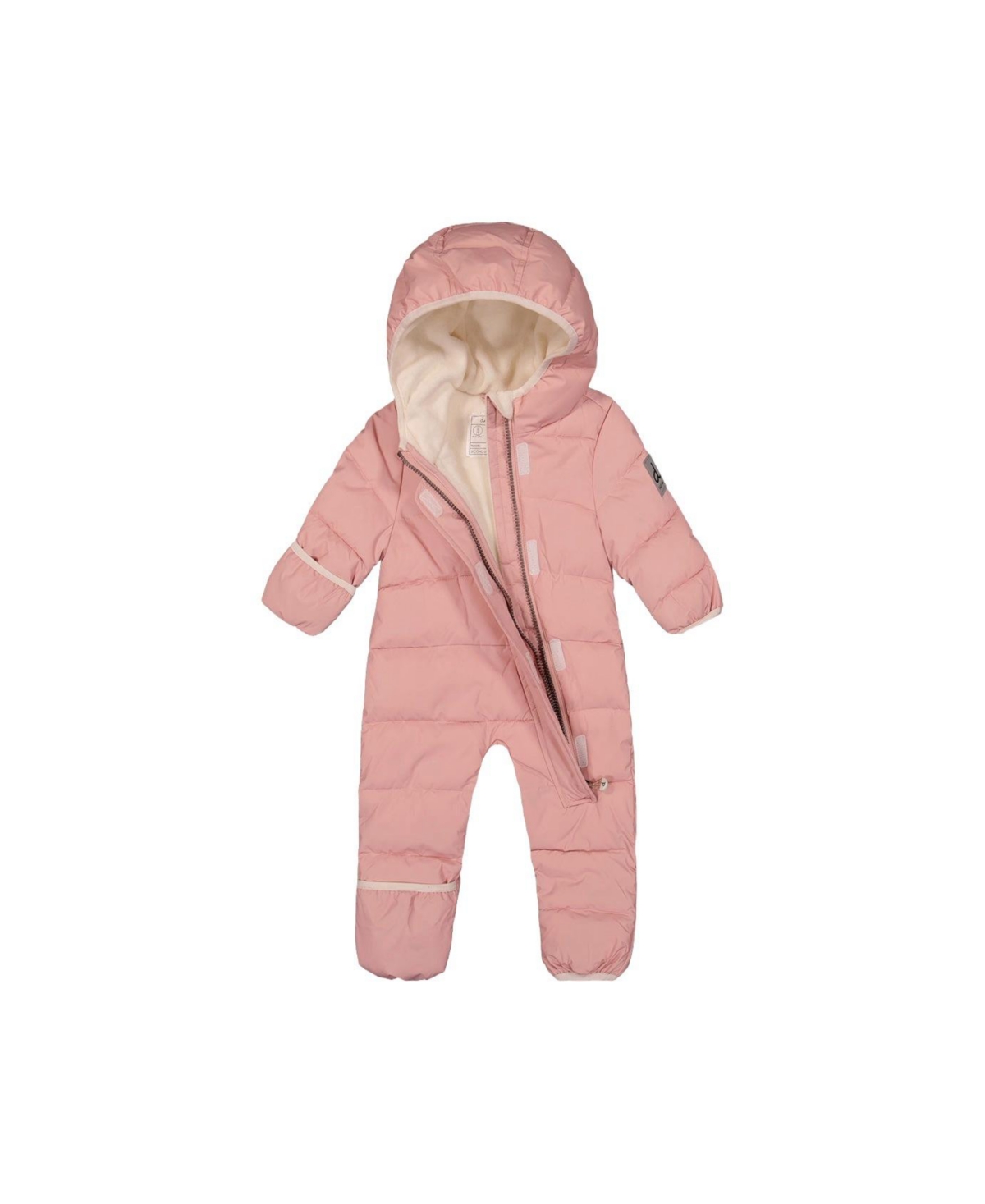 Deux par Baby Girls ( 3M to 24M ) Cloud One Piece Snowsuit Adapted for Car Seats Pale Dusty