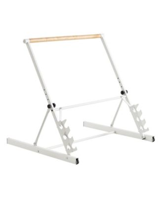 Freestanding Ballet Barre, 3 Ft Foldable Portable Dance Stretch Bar, 4-Level Adjustable