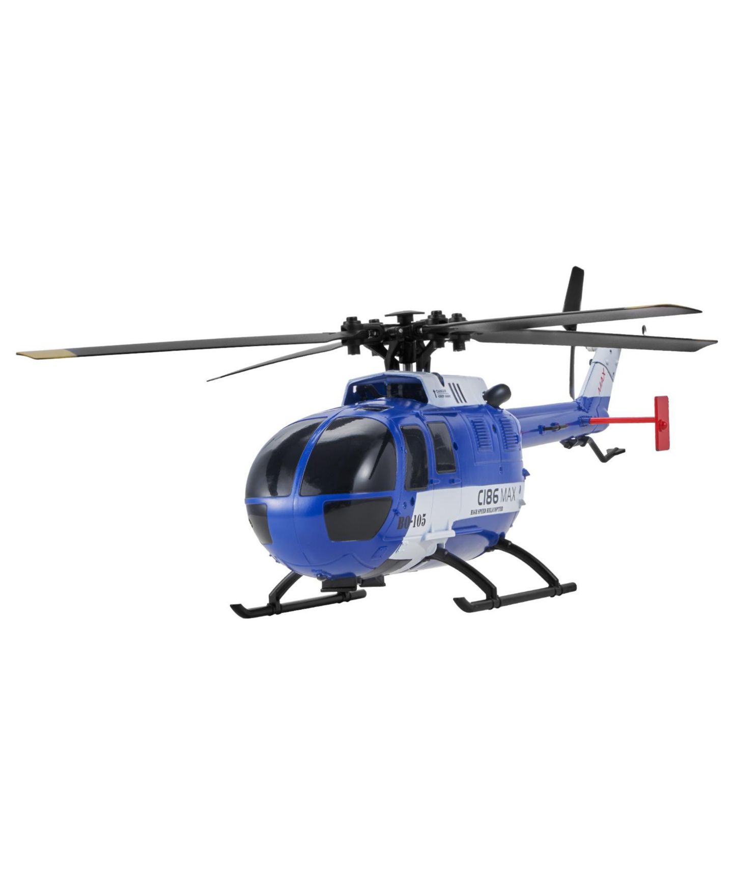 Детская игрушка SEVORLEY 4-Propeller RC Helicopter, 2.4GHz 6-Axis Gyro Remote Control Plane for Beginners, цвет: Синий / Белый — фото 11
