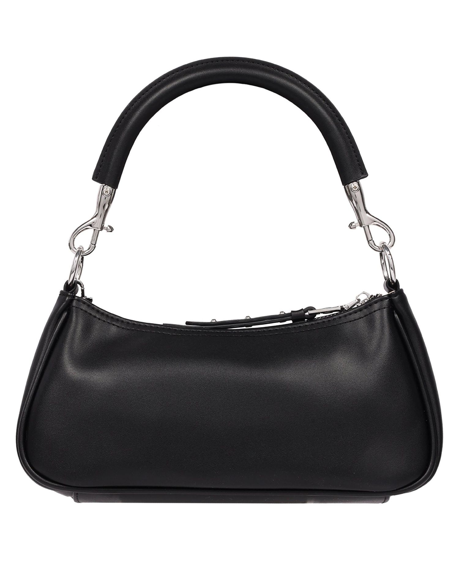 Women's Moto Shoulder Bag with Lock Pocket Charm – Convertible Shoulder and Crossbody Purse